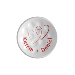 TWiNTEE got married - logo golf tee